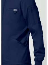 Veste médicale homme avec fermeture éclair à l'avant (WWE320)