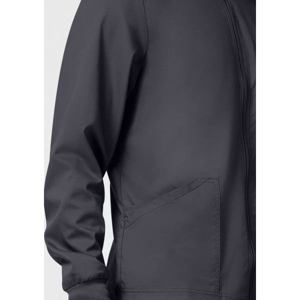 Veste médicale homme avec fermeture éclair à l'avant (WWE320)