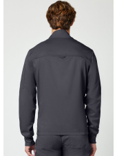 Veste médicale homme avec fermeture éclair à l'avant (WWE320)