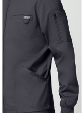 Veste médicale homme avec fermeture éclair à l'avant (WWE320)