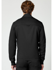 Veste médicale homme avec fermeture éclair à l'avant (WWE320)