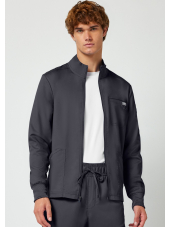 Veste médicale homme avec fermeture éclair à l'avant (WWE320)