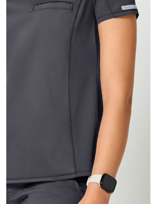 Bata médica de mujer, cuello de polo, Cherokee, colección "Revolución" (WW698)