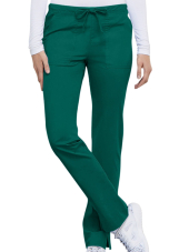 Pantalon médical Femme, taille mi-haute, cordon Cherokee "Core Stretch", 3 poches (WWE4203)