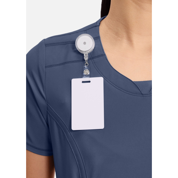 Women's Antimicrobial Medical Gown Round Neck, Cherokee, "Infinity" Collection (2624A)