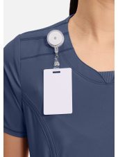 Women's Antimicrobial Medical Gown Round Neck, Cherokee, "Infinity" Collection (2624A)