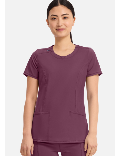 Women's Antimicrobial Medical Gown Round Neck, Cherokee, "Infinity" Collection (2624A)