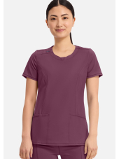 Women's Antimicrobial Medical Gown Round Neck, Cherokee, "Infinity" Collection (2624A)