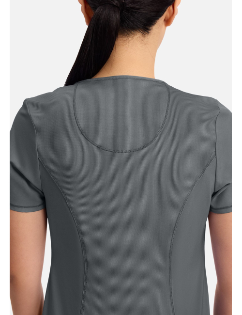 Bata médica antimicrobiana para mujeres Cuello redondo, Cherokee, Colección "Infinity" (2624A)