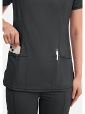 Women's Antimicrobial Medical Gown Round Neck, Cherokee, "Infinity" Collection (2624A)