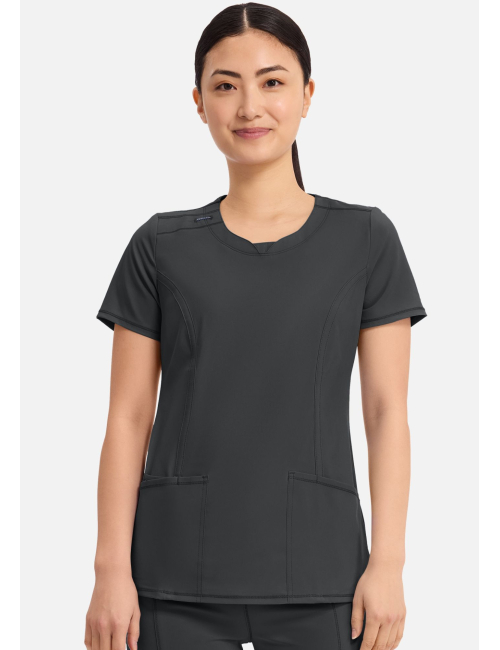 Women's Antimicrobial Medical Gown Round Neck, Cherokee, "Infinity" Collection (2624A)