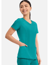 Women's Antimicrobial Medical Gown Round Neck, Cherokee, "Infinity" Collection (2624A)