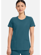 Women's Antimicrobial Medical Gown Round Neck, Cherokee, "Infinity" Collection (2624A)