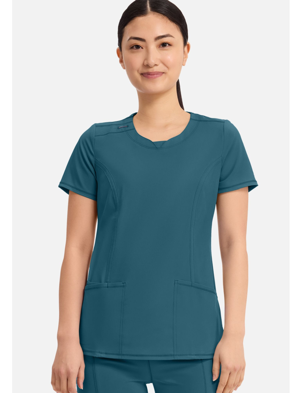 Women's Antimicrobial Medical Gown Round Neck, Cherokee, "Infinity" Collection (2624A)