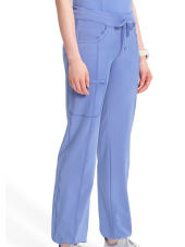 Pantalones elásticos médicos antimicrobianos para mujeres, Cherokee, Colección "Infinity" (1123A)