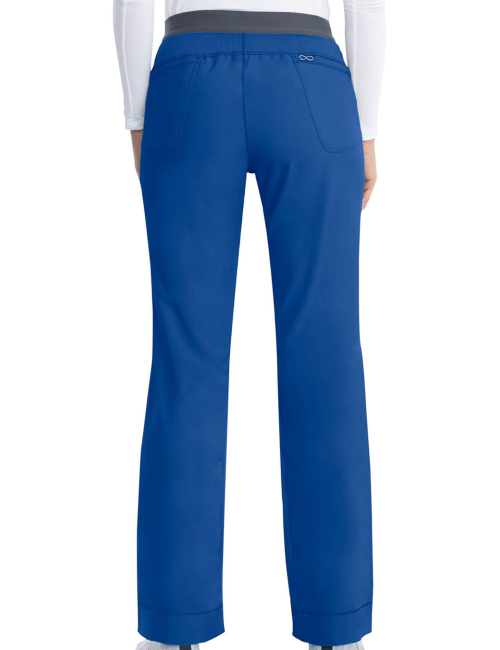 Pantalones elásticos médicos antimicrobianos para mujeres, Cherokee, Colección "Infinity" (1124A)