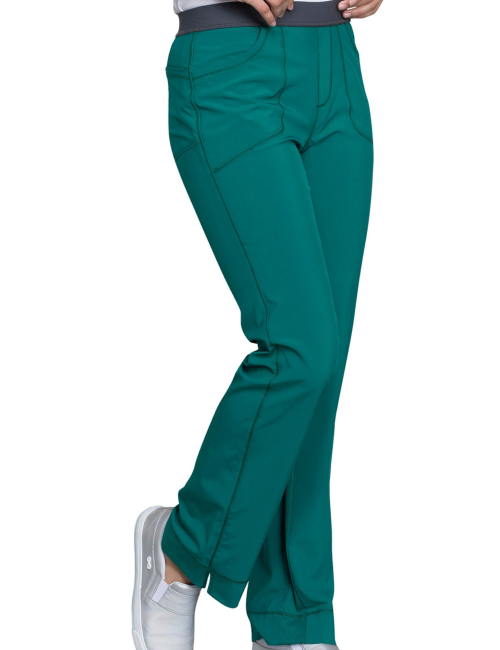 Pantalones elásticos médicos antimicrobianos para mujeres, Cherokee, Colección "Infinity" (1124A)