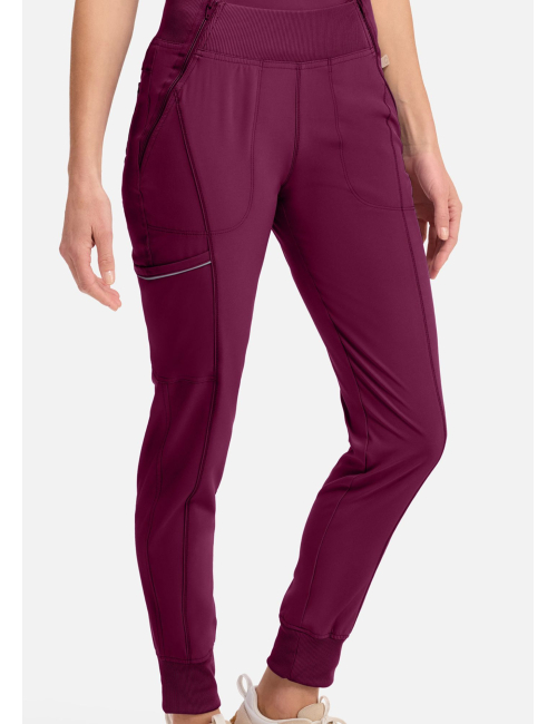 Pantalones elásticos médicos antimicrobianos para mujeres, Cherokee, Colección "Infinity" (1124A)