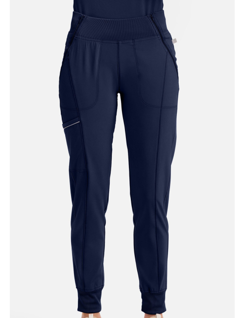 Pantalon médical jogger Femme, Cherokee "Infinity", taille mi-haute (CKE110A)