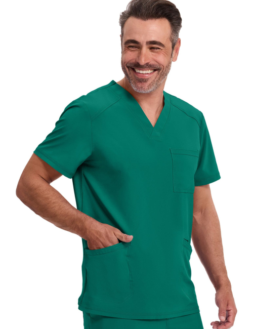 Blusa médica antibacteriana Cherokee para hombre, colección "Infinity" (CK900A)