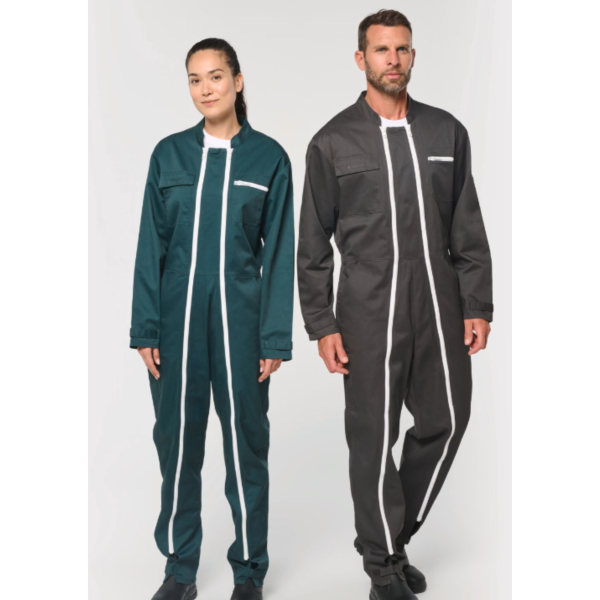 Combinaison double zip unisexe (WK830)