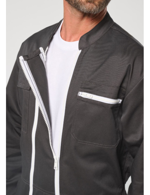 Combinaison double zip unisexe (WK830)