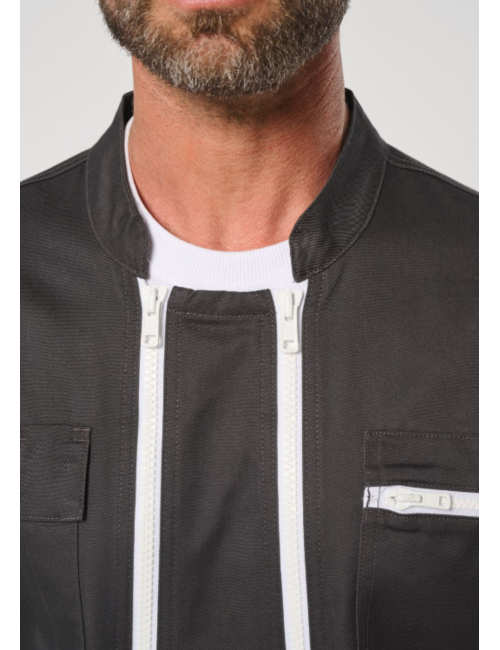 Combinaison double zip unisexe (WK830)