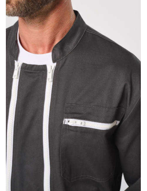 Combinaison double zip unisexe (WK830)