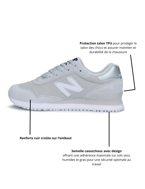 Men’s medical shoes with SRC rubber outsole (MID515SR)