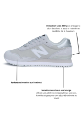 Men’s medical shoes with SRC rubber outsole (MID515SR)