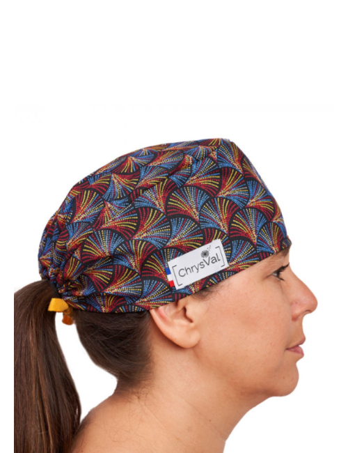 Calot médical couvrant "Boubou" 100% coton CHRYSVAL (211-899)