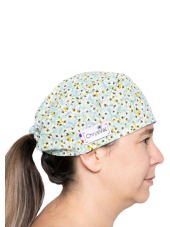 Gorro médico corto "Amandine" 100% algodón CHRYSVAL (211-1014)