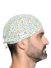 Gorro médico corto "Amandine" 100% algodón CHRYSVAL (211-1014)