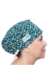 Gorro médico corto "Amandine" 100% algodón CHRYSVAL (211-1014)