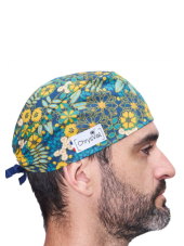 Short medical scrub cap "Sophie" 100% cotton CHRYSVAL (211-1048)