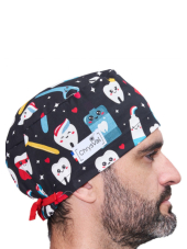 Gorro médico largo "Mega Dent" 100% algodón CHRYSVAL (211-1076)