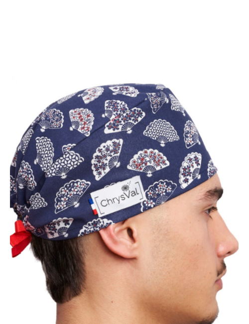 Gorro médico corto "Pac-Man" 100% algodón CHRYSVAL (211-899)