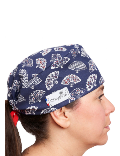 Gorro médico corto "Pac-Man" 100% algodón CHRYSVAL (211-899)