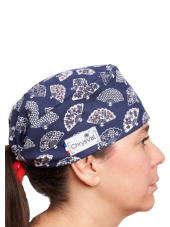 Short medical scrub cap "Pac-Man" 100% cotton CHRYSVAL (211-899)