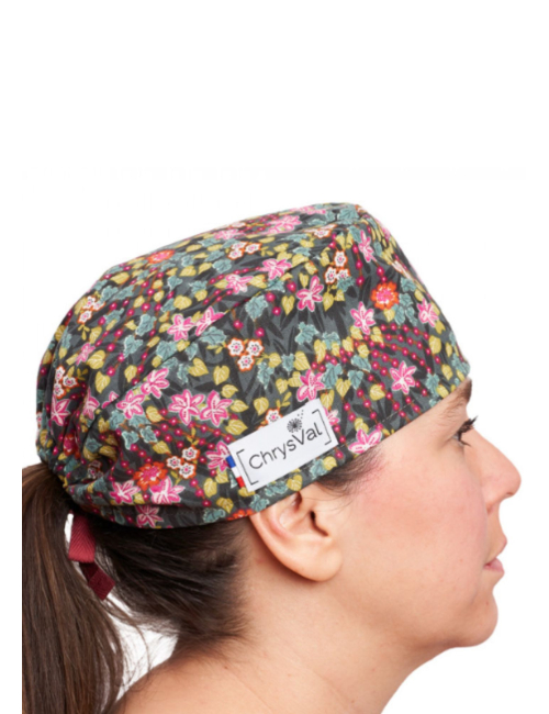Short medical scrub cap "Louise" 100% cotton CHRYSVAL (211-1167)