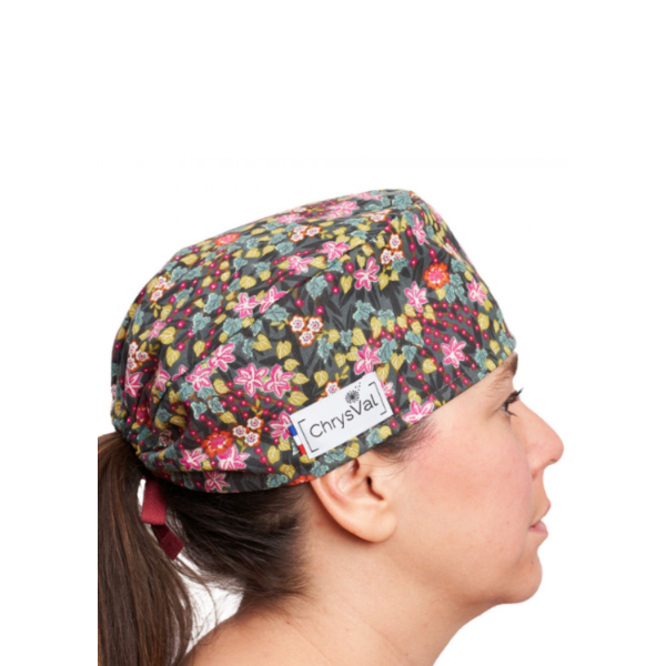 Short medical scrub cap "Louise" 100% cotton CHRYSVAL (211-1167)