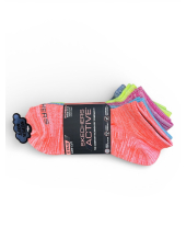 Lots de 6 chaussettes chevilles "Skechers multi-couleurs" 35/40
