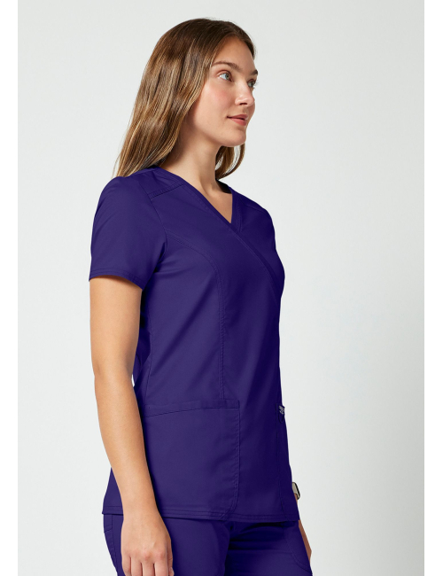 Blouse médicale femme cache cœur Lavage 70°- Cherokee Revolution (WWE610)