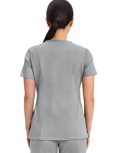 Blouse médicale femme cache cœur Lavage 70°- Cherokee Revolution (WWE610)