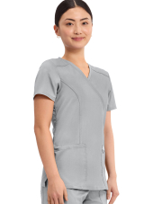 Blouse médicale femme cache cœur Lavage 70°- Cherokee Revolution (WWE610)