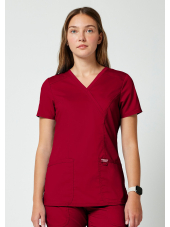 Blouse médicale femme cache cœur Lavage 70°- Cherokee Revolution (WWE610)