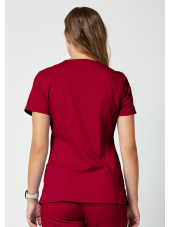 Blouse médicale femme cache cœur Lavage 70°- Cherokee Revolution (WWE610)