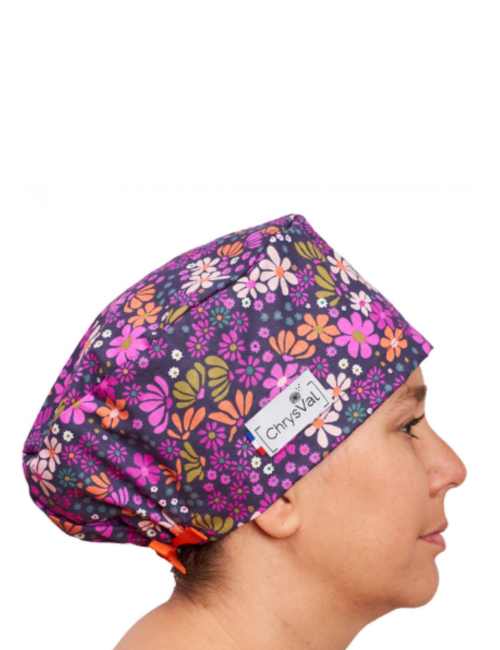 Gorro médico cubriente “Clara” – 100% algodón – CHRYSVAL HECHO EN FRANCIA (211-1195)