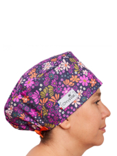 “Clara” Covering Medical Scrub Cap – 100% Cotton – CHRYSVAL MADE IN FRANCE (211-1195)