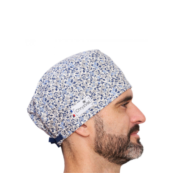 Calot médical couvrant "Lilou" 100% coton CHRYSVAL MADE IN FRANCE (211-1293)